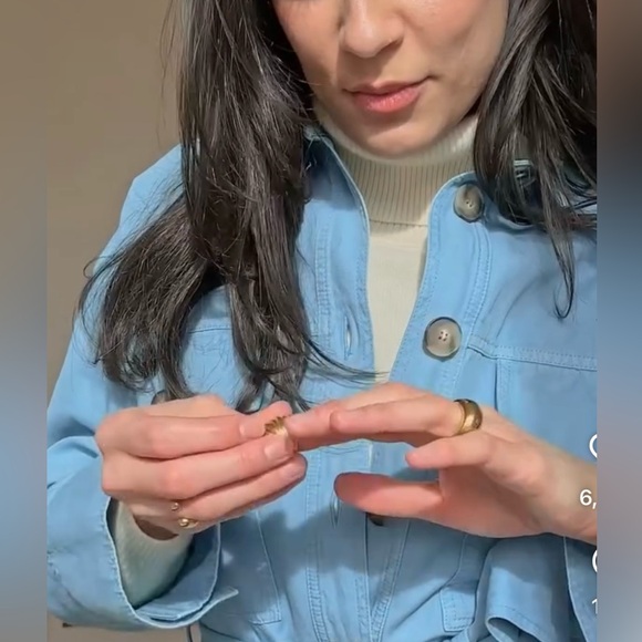 Sezane Marena Jacket Light Blue Size 12 - Picture 15 of 16